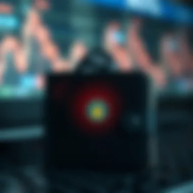 Secure digital wallet with lock symbol