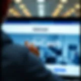 Accessing AdvCash Homepage User accessing AdvCash homepage