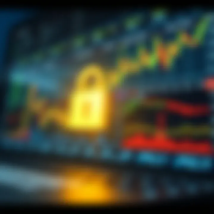 Security Protocols in Altcoin Trading Apps A secure trading environment highlighting encryption and safety measures