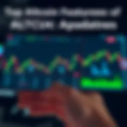 User interface of an altcoin trading app showcasing various cryptocurrencies