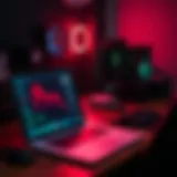 Laptop setup for cryptocurrency mining