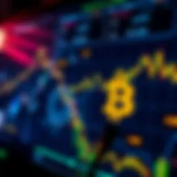 Visual representation of cryptocurrency transactions