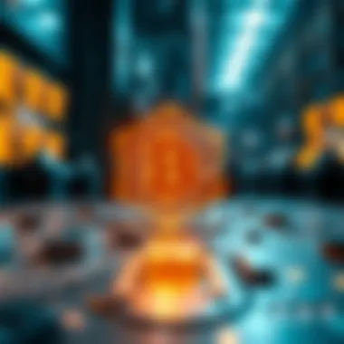 Illustration of blockchain technology and its components