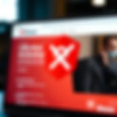 Demonstrating Brave's Ad-Blocking Capabilities Ad-blocking Feature Demonstration
