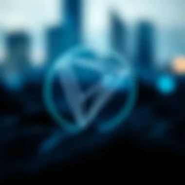 Tron cryptocurrency logo