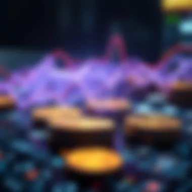 Visual representation of cryptocurrency transactions on the CDN platform