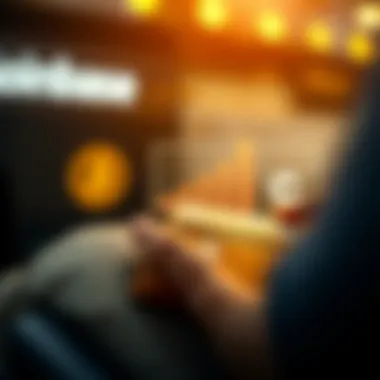 Infographic detailing the interaction between Coinbase Wallet and decentralized applications