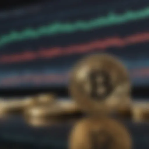 Visual representation of day trading strategies in cryptocurrency