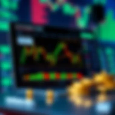 Chart illustrating cryptocurrency market trends