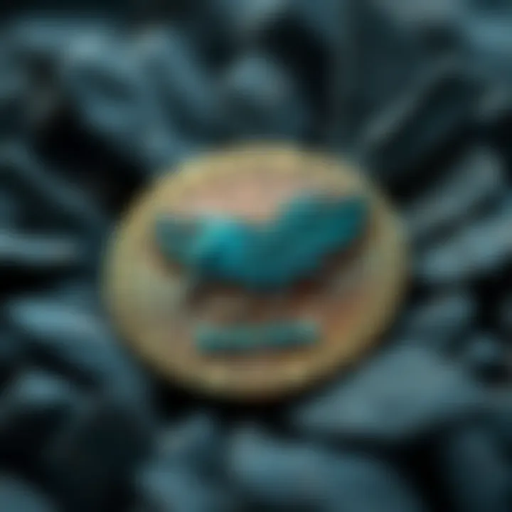 Ravencoin logo showcasing its unique design