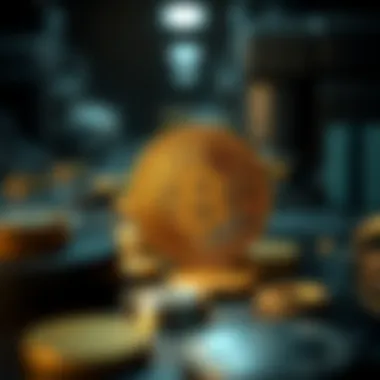 Visual representation of coin and token creation