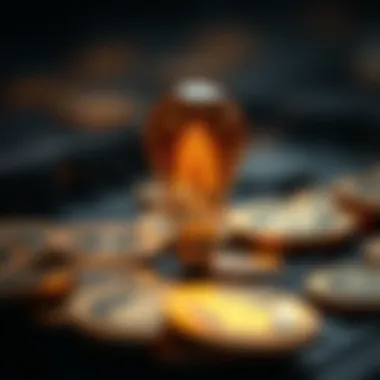 Conceptual representation of cryptocurrency ideation