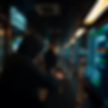 Visual depiction of privacy and security in cryptocurrency transactions