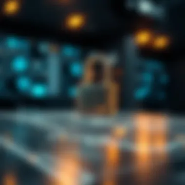 Enhancing Security in Cryptocurrency Development A secure digital lock symbolizing advanced security measures for cryptocurrency platforms
