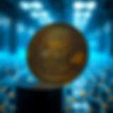 Visual representation of Cryptopop Coin's blockchain technology