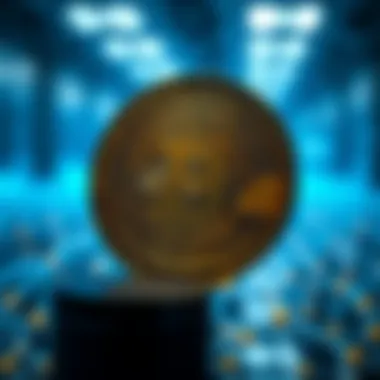 Visual representation of Cryptopop Coin's blockchain technology