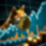 Graph showing price fluctuations of Shiba Inu Coin over time