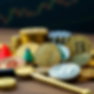 Variety of Cryptocurrency Assets Diverse types of cryptocurrency assets