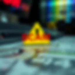 A digital representation of a cryptocurrency scam alert