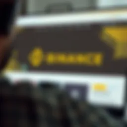 User-friendly interface of Binance homepage