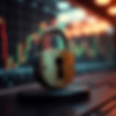 Security Measures in Trading A secure lock symbolizing safety in coin trading