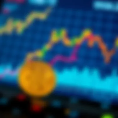 Visual representation of cryptocurrency metrics