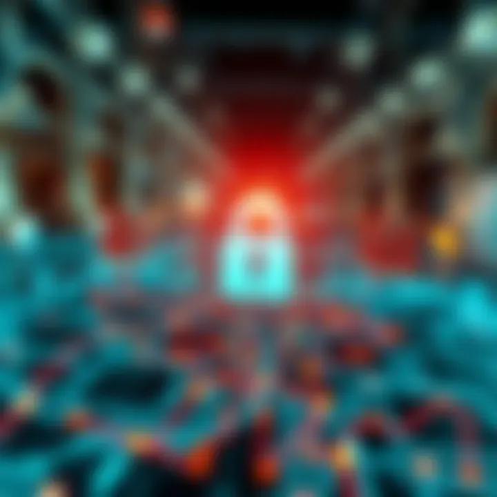 Visual representation of security protocols in crypto software for user protection