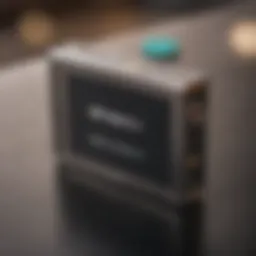 A physical hardware wallet showcasing its secure design