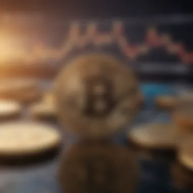 Cryptocurrency Market Trends Graph illustrating market trends of cryptocurrencies
