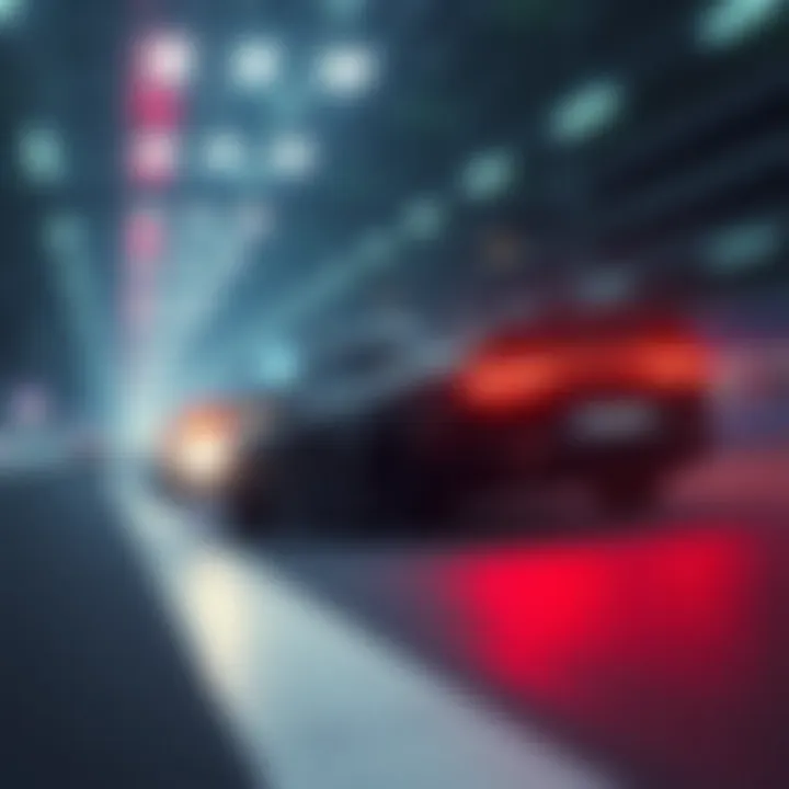 Illustration of blockchain technology and its impact on speed