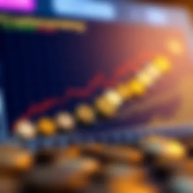 Graph comparing various cryptocurrencies and their characteristics