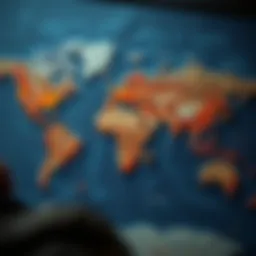 Geological map highlighting helium hotspots