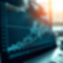 Graph showcasing mining sector performance trends