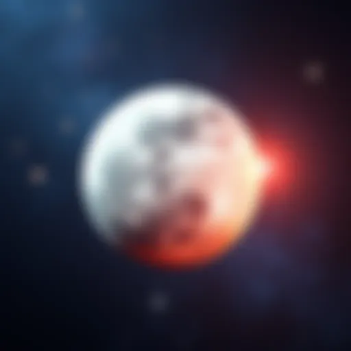 A visualization of the Moon Crypto logo against a cosmic backdrop