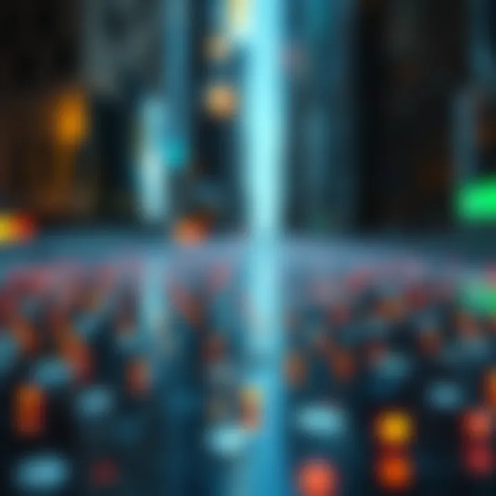 Blockchain Underpinnings of NFT Art An abstract representation of the blockchain technology supporting NFTs.