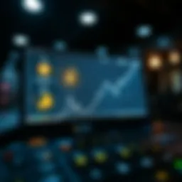 Graph illustrating blockchain profit mechanisms