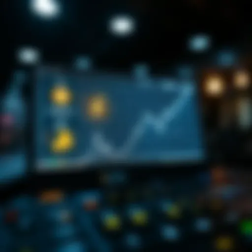 Graph illustrating blockchain profit mechanisms