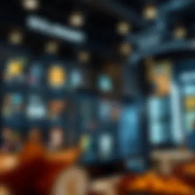 Solanart Marketplace Interface Visual representation of the Solanart marketplace interface showcasing NFT listings