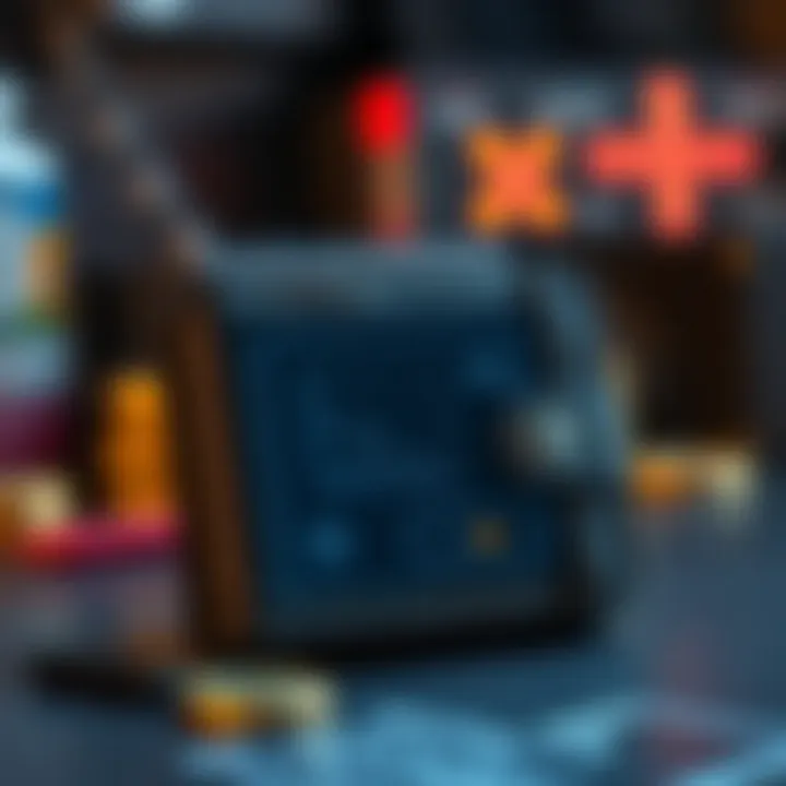 Secure cold storage wallet showcasing its design and functionality