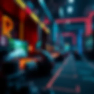 Graphical depiction of cryptocurrency integration in gaming