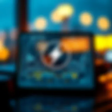 Visual representation of a Lightning wallet interface