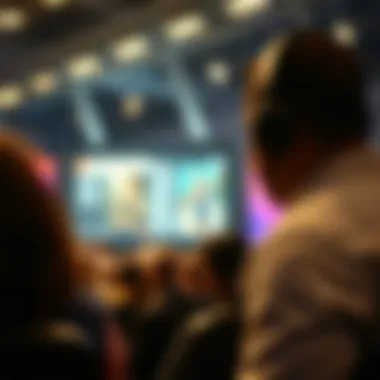 Illustration of audience engagement through video