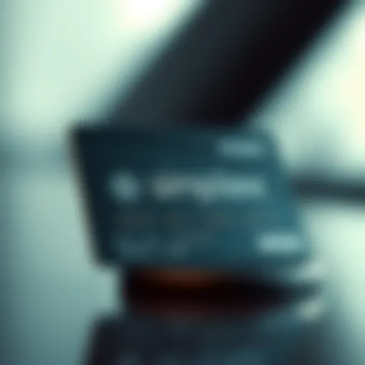 Visual representation of the Simplex Credit Card features