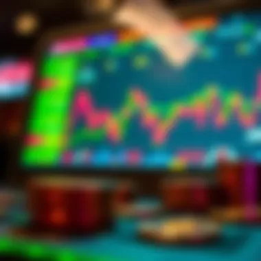 Visual representation of cryptocurrency transactions