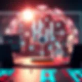 Visual representation of decentralized applications in the Web3 ecosystem