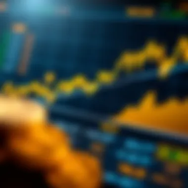 Visual representation of gold market trends and metrics