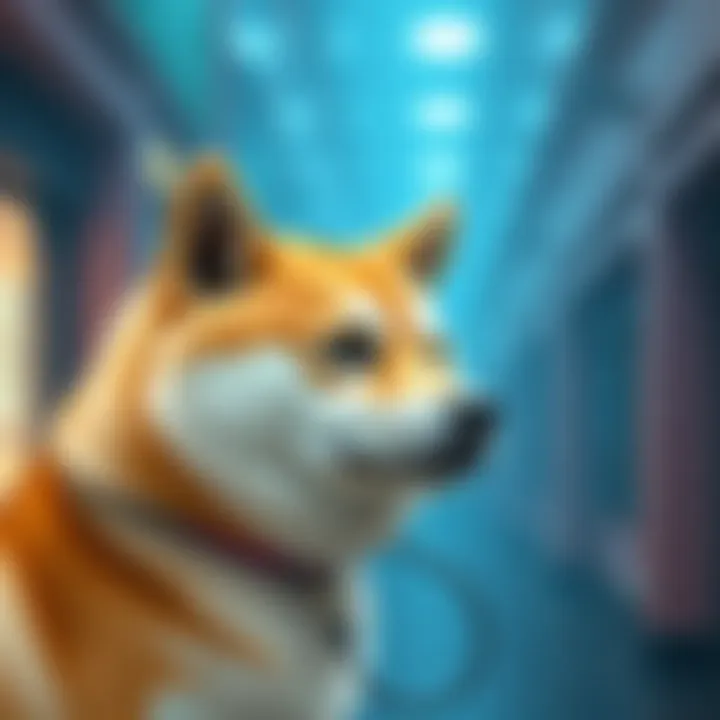 Illustration depicting the steps to buy Shiba Inu cryptocurrency