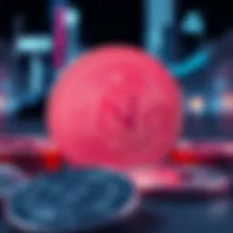 An illustration representing Neo cryptocurrency