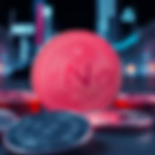 An illustration representing Neo cryptocurrency