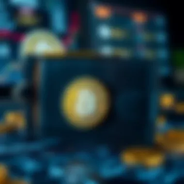 Ensuring Security in Cryptocurrency Investments A secure digital wallet representing cryptocurrency investment safety